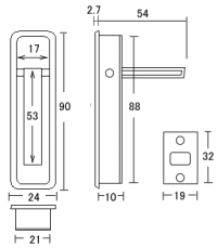 特製和風栓錠 NO.200 図面