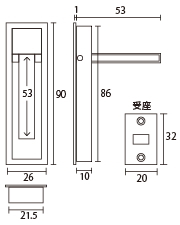 特製和風栓錠　NO.210　図面