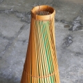 竹製 三角コーン カバー 竹カラーコーンカバー