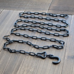 鉄製　吊鎖　A型　8尺6寸　自在タクリ付き　室金物